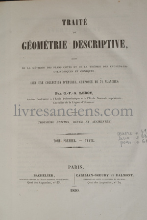 Photo LEROY, Charles François Antoine.&nbsp;