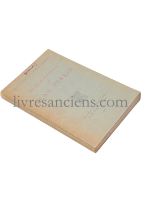 Photo PERRIN, Jean.&nbsp;