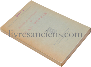 Photo PERRIN, Jean.&nbsp;