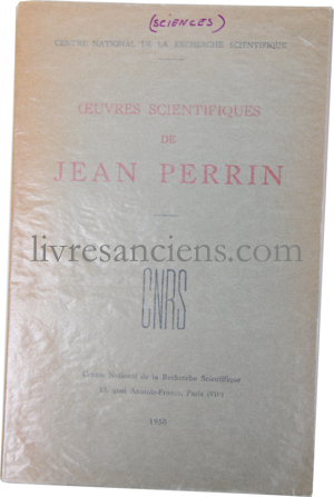 Photo PERRIN, Jean.&nbsp;