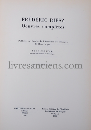 Photo REISZ, Frederic.&nbsp;