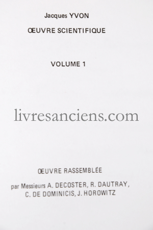 Photo YVON, Jacques.&nbsp;