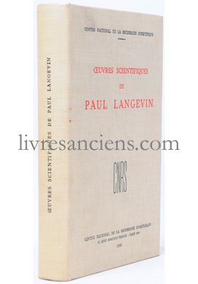 Photo LANGEVIN, Paul.&nbsp;