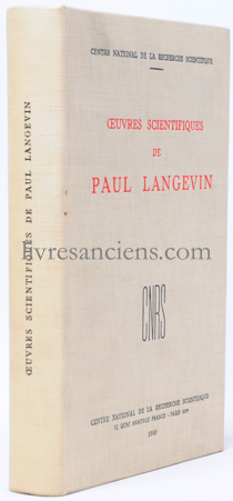 Photo LANGEVIN, Paul.&nbsp;