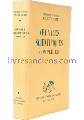 Photo JOLIOT-CURIE, Frédéric et Irène.&nbsp;