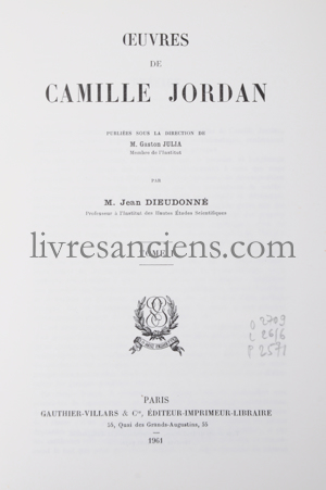 Photo JORDAN, Camille.&nbsp;