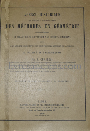 Photo CHASLES, Michel.&nbsp;