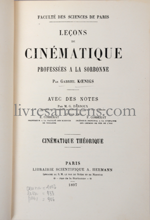 Photo KOENIGS, Gabriel.&nbsp;