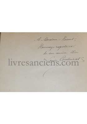 Photo COUTURAT, Louis.&nbsp;