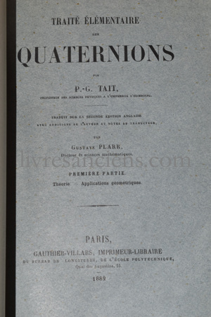 Photo TAIT, Peter Guthrie.&nbsp;