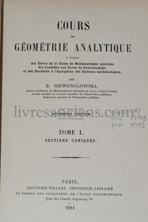 Photo NIEWENGLOWSKI, Boleslas.&nbsp;