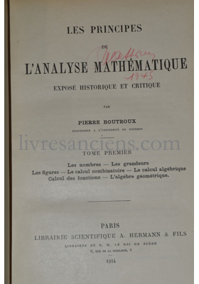 Photo BOUTROUX, Pierre.&nbsp;