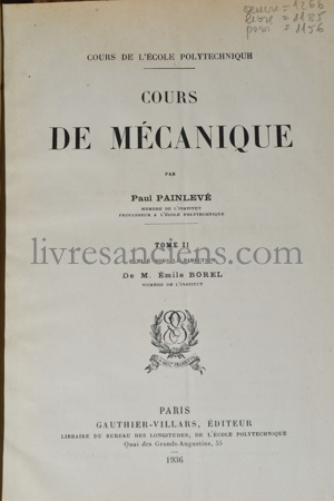 Photo PAINLEVÉ, Paul.&nbsp;