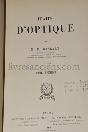 Photo MASCART, Éleuthère.&nbsp;