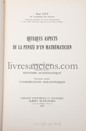 Photo LEVY, Paul.&nbsp;