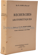 Photo GAUSS, Carl Friedrich.&nbsp;