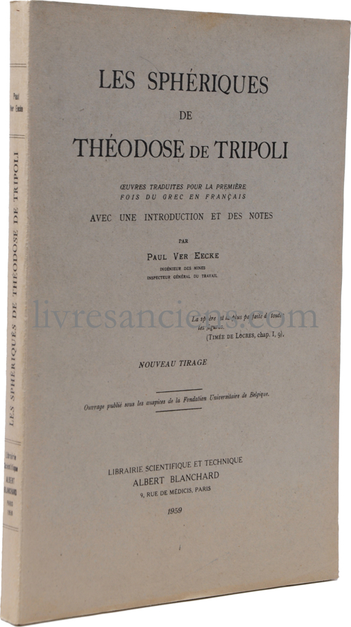 Photo THEODOSE de TRIPOLI || EECKE, Paul Ver.&nbsp;