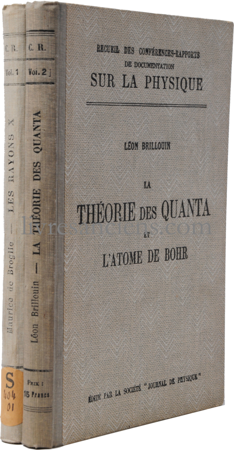 Photo BRILLOUIN, Léon || BROGLIE, Maurice de.&nbsp;