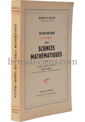 Photo OCAGNE, Maurice d' || DUGAS, René.&nbsp;