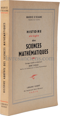 Photo OCAGNE, Maurice d' || DUGAS, René.&nbsp;