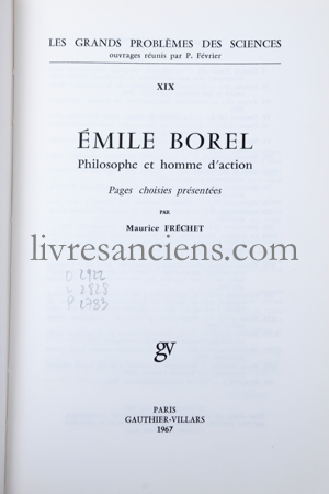 Photo FRECHET, Maurice.&nbsp;