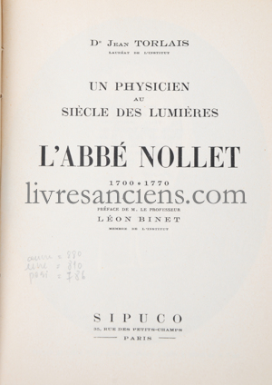 Photo TORLAIS, Dr Jean.&nbsp;