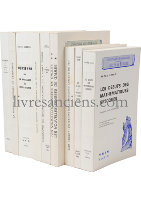 Photo [L'HISTOIRE DES SCIENCES - TEXTES et ÉTUDES].&nbsp;