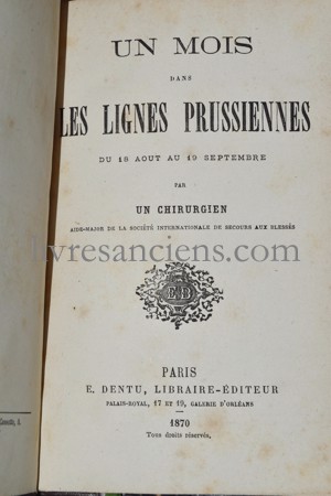 Photo [Guerre de 1870].&nbsp;