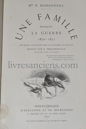 Photo BOISSONNAS, Mme B.&nbsp;