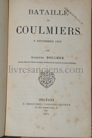 Photo BOUCHER, Auguste.&nbsp;
