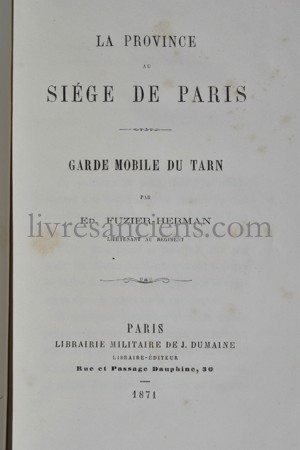Photo FUZIER-HERMAN, Édouard.&nbsp;