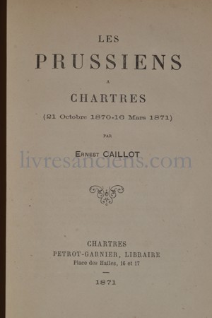 Photo CAILLOT, Ernest.&nbsp;