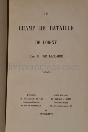 Photo LACOMBE, Hilaire de.&nbsp;