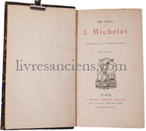 Photo MICHELET, Jules.&nbsp;