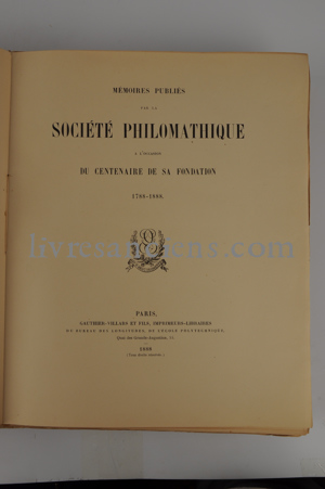Photo Société philomatique. 