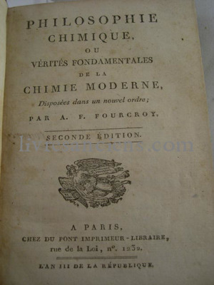 Photo FOURCROY, Antoine François de. & MURAT, J.A. 